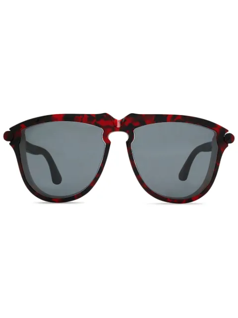 Burberry Eyewear pilot-frame tortoiseshell sunglasses Men