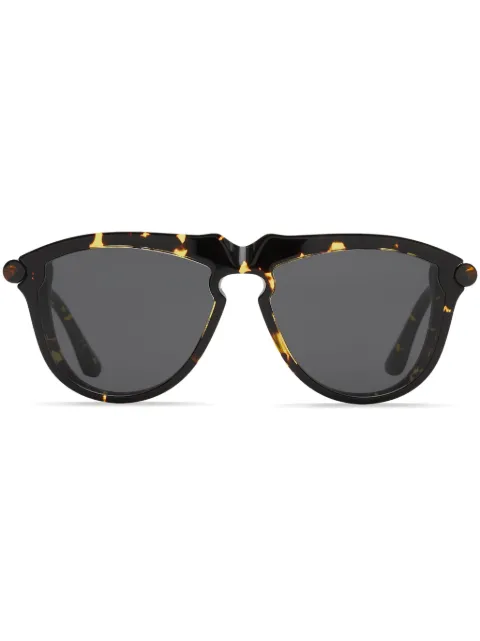 Cheap Burberry Eyewear pilot-frame tortoiseshell sunglasses Men