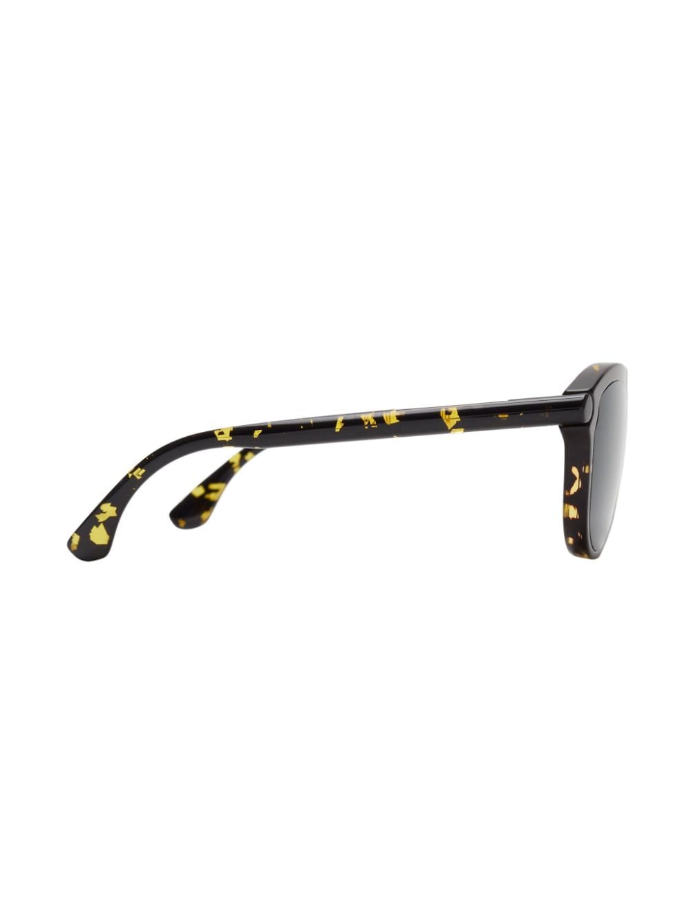 Shop Burberry Eyewear Pilot-frame Tortoiseshell Sunglasses In 黑色