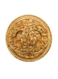 CHANEL Pre-Owned 1994 Coco Mark medallion brooch - Gold