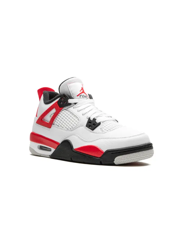 Red white and black jordan 4 outlet