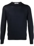 Fileria crew-neck long-sleeve jumper - Blue
