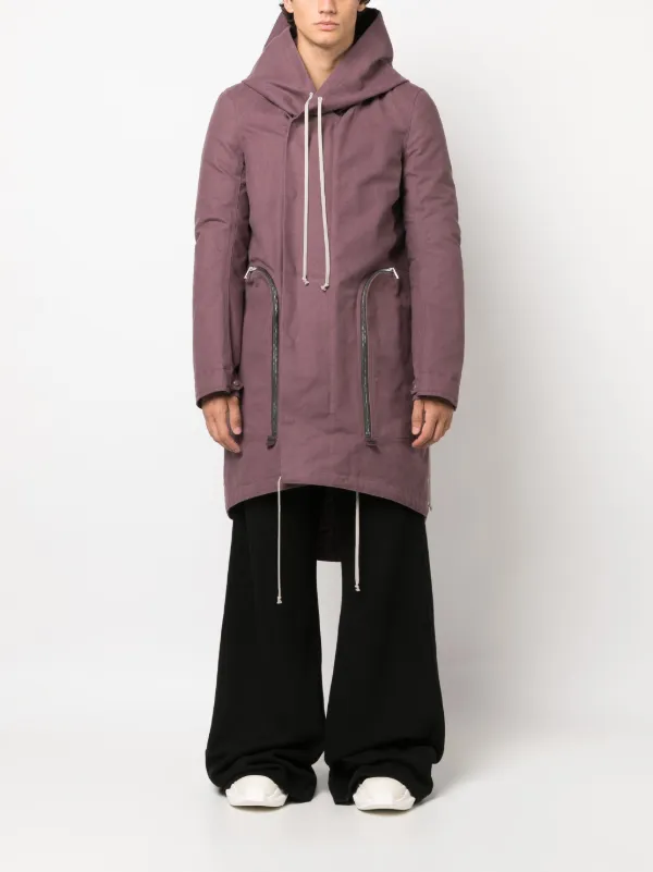 Rick Owens drawstring-waist Hooded Parka - Farfetch