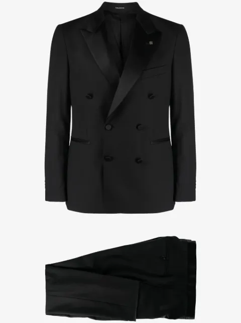 Tagliatore double-breasted peak-lapels suit