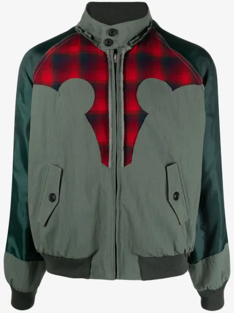 Maison Margiela x Pendleton yoke-detail bomber jacket