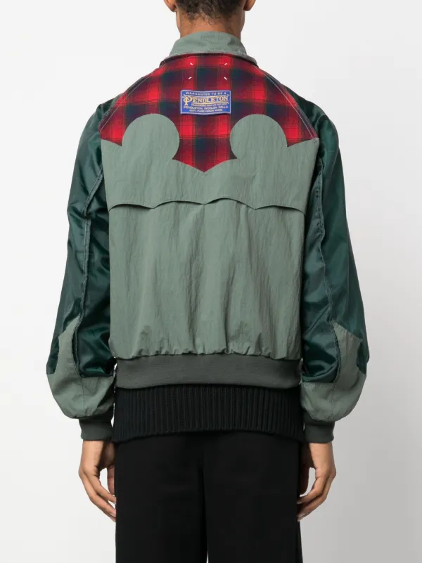Maison Margiela x Pendleton ボンバージャケット | グリーン