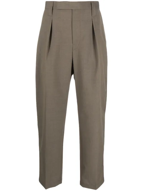 LEMAIRE pleated cotton trousers