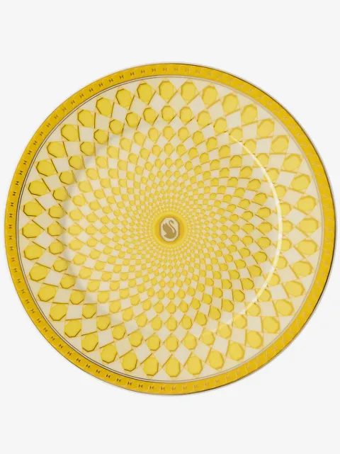 Swarovski X Swarovski Piatto Jonquil con motivo geometrico 18,1cm 