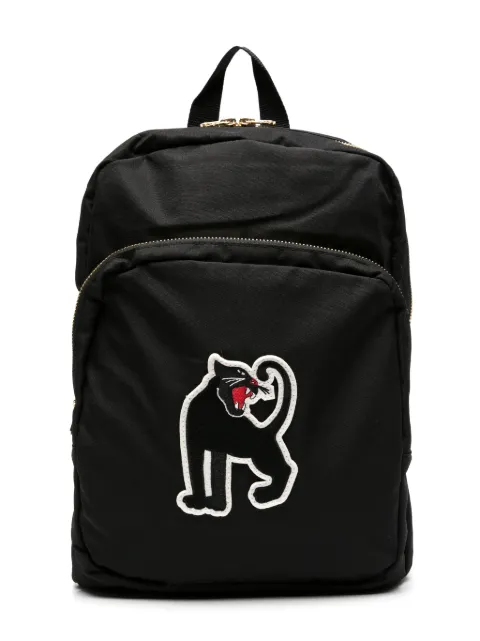 Mini Rodini Mochila com zíper e patch de pantera 