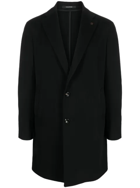 Tagliatore notched-lapels single-breasted coat