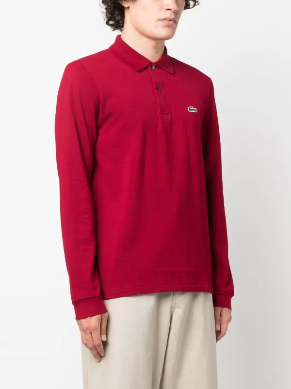 Lacoste long sleeve outlet polo sale