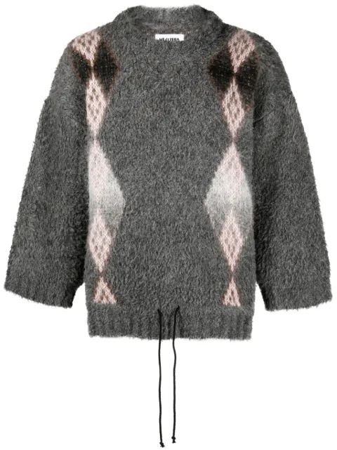 Magliano brushed-effect knitted drawstring jumper