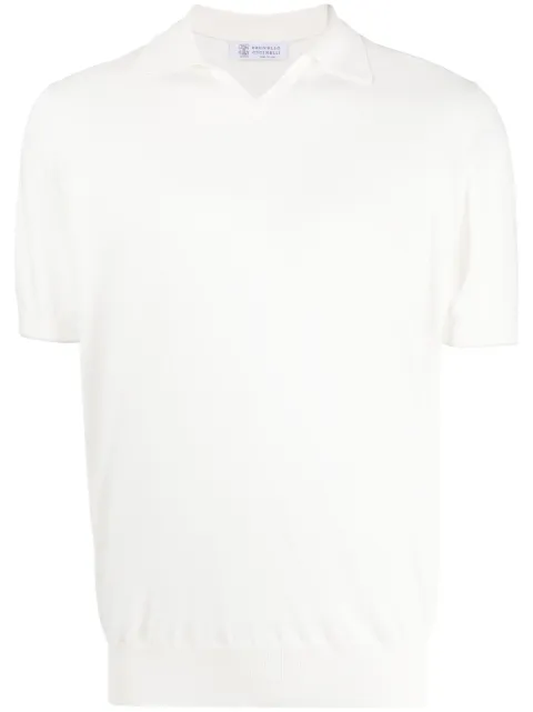 Brunello Cucinelli fine-knit cotton polo