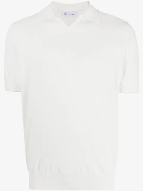 Brunello Cucinelli fine-knit cotton polo