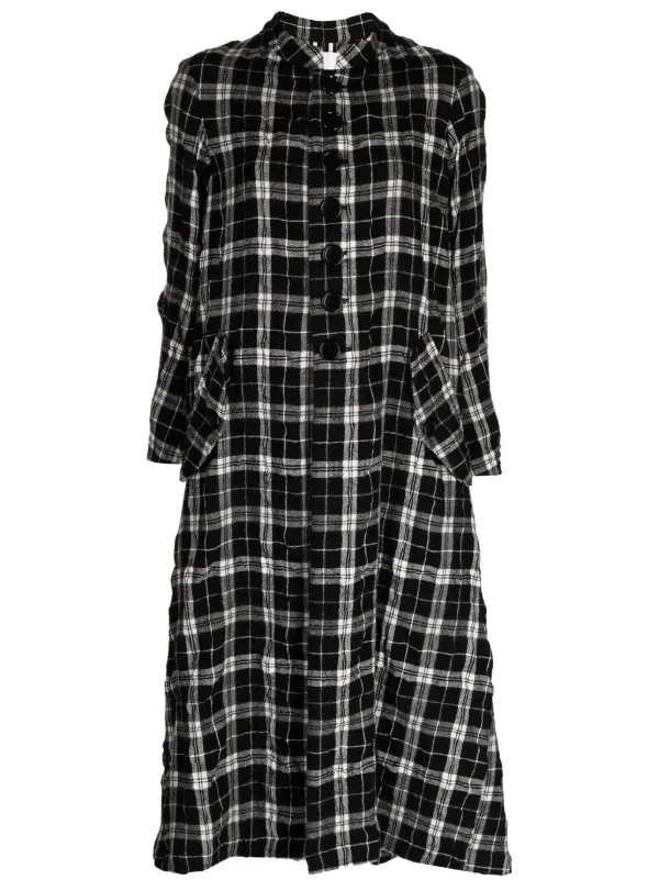 Comme Des Garçons TAO チェック コート | FARFETCH JP