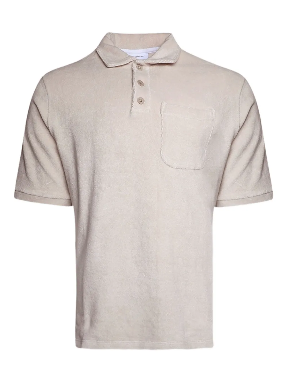 Saintwoods terry-cloth polo shirt | Grey | Image 1