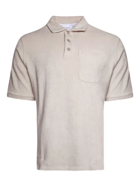Saintwoods terry-cloth polo shirt