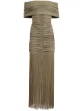 KHAITE Jacinta ruched maxi dress - Green