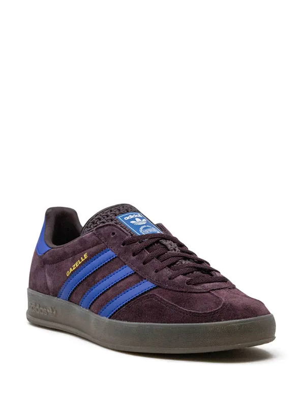 Adidas azules suela marron best sale