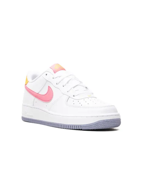 Nike Kids baskets Air Force 1 'Coral Chalk/Laser Orange'