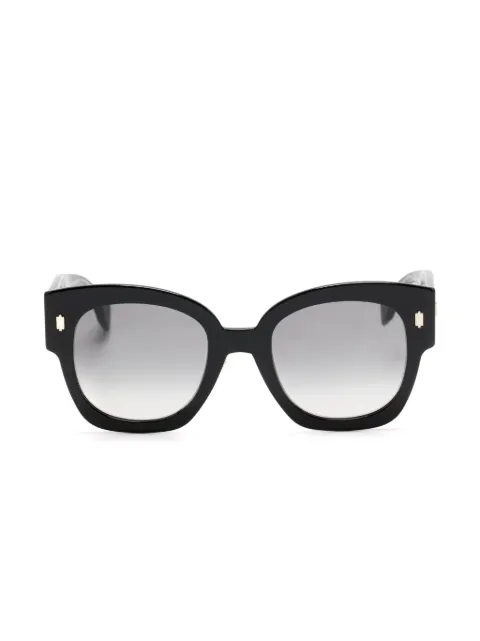 Fendi Eyewear logo-plaque square-frame sunglasses