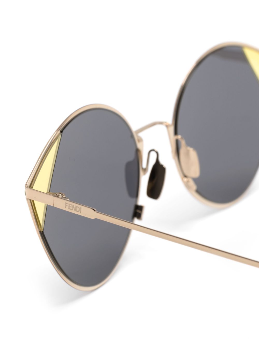 Fendi round cat eye cheap sunglasses