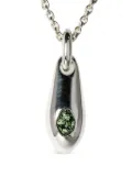 Parts of Four Chrysalis pendant necklace - Silver