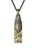 Parts of Four 18kt yellow gold and sterling silver Chrysalis necklace