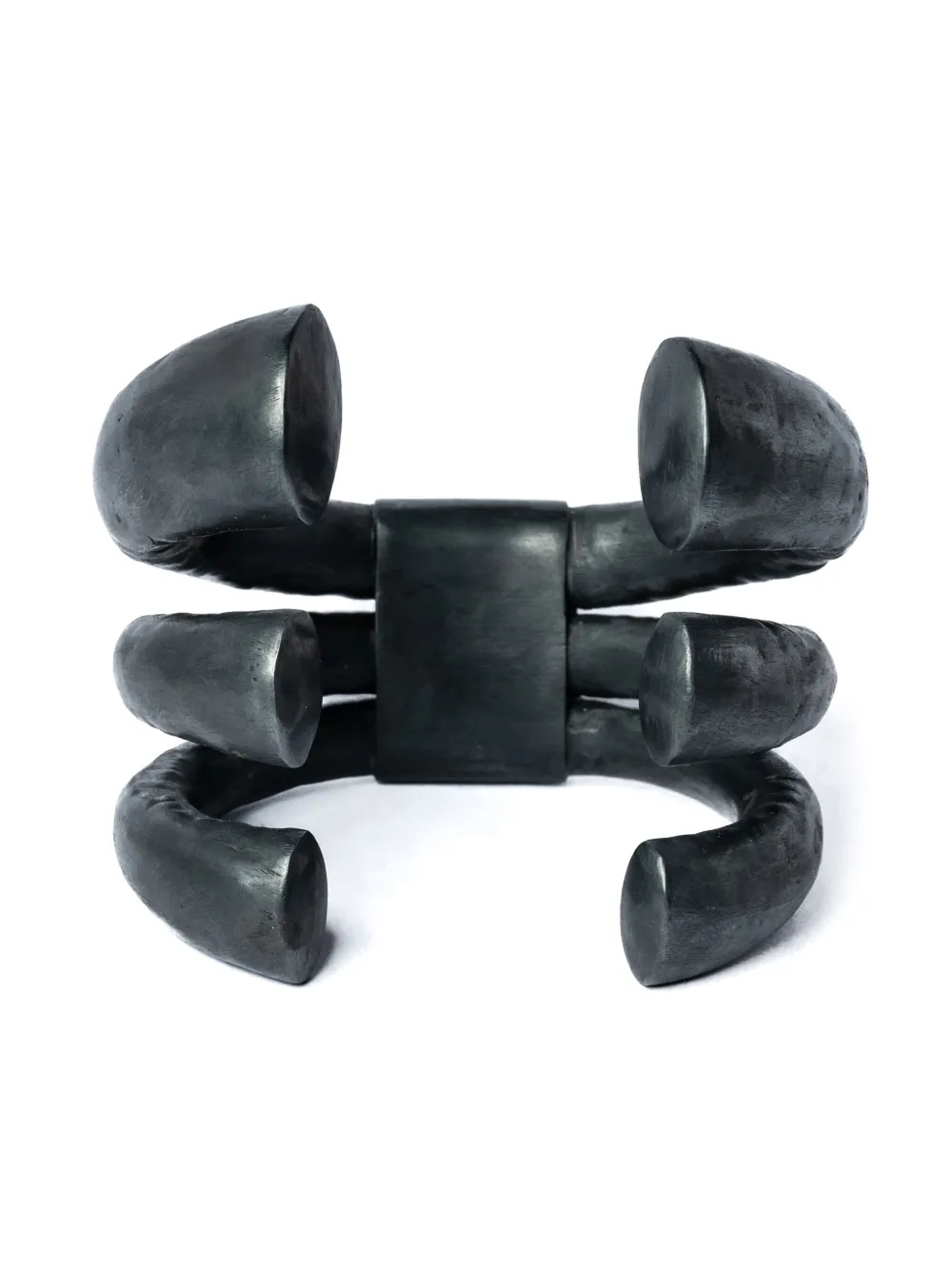 Parts of Four Claw cuff bracelet - Nero