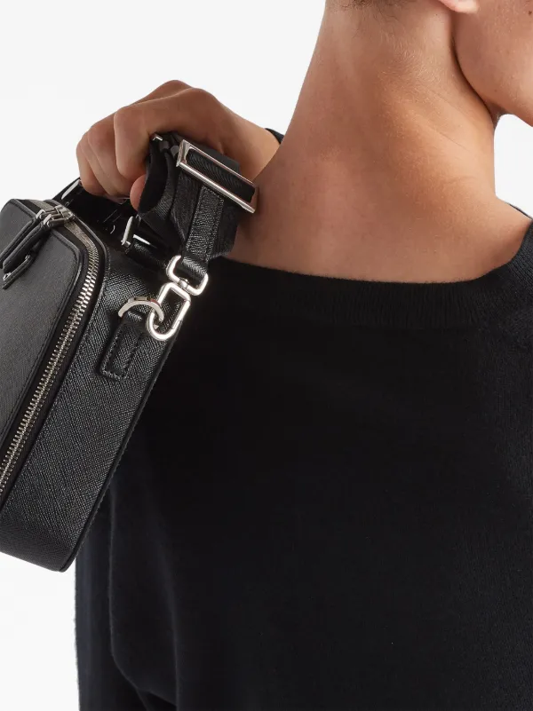 Prada V-neck Cashmere Jumper | Black | FARFETCH ZA