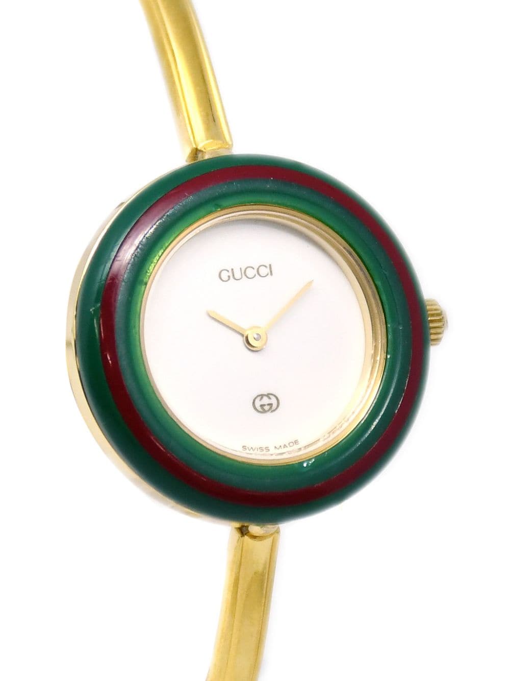 Gucci Pre-Owned 1990-2000s pre-owned Chameleon horloge - Wit