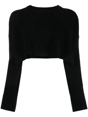 P.A.R.O.S.H. fine knit Cropped Jumper Farfetch