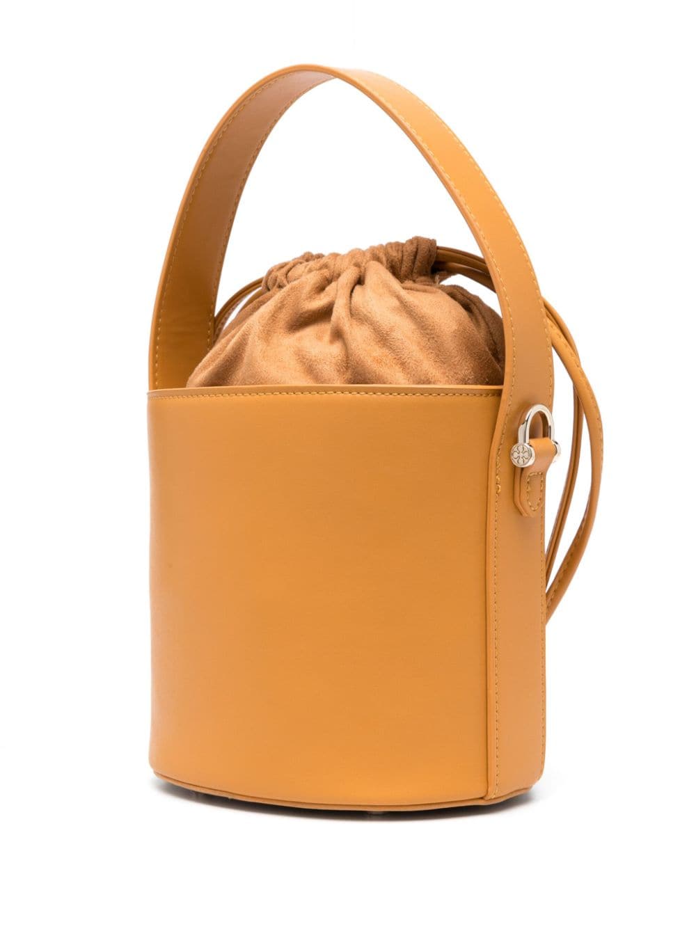 Shop V73 Beatrix Logo-embossed Bucket Bag In Orange