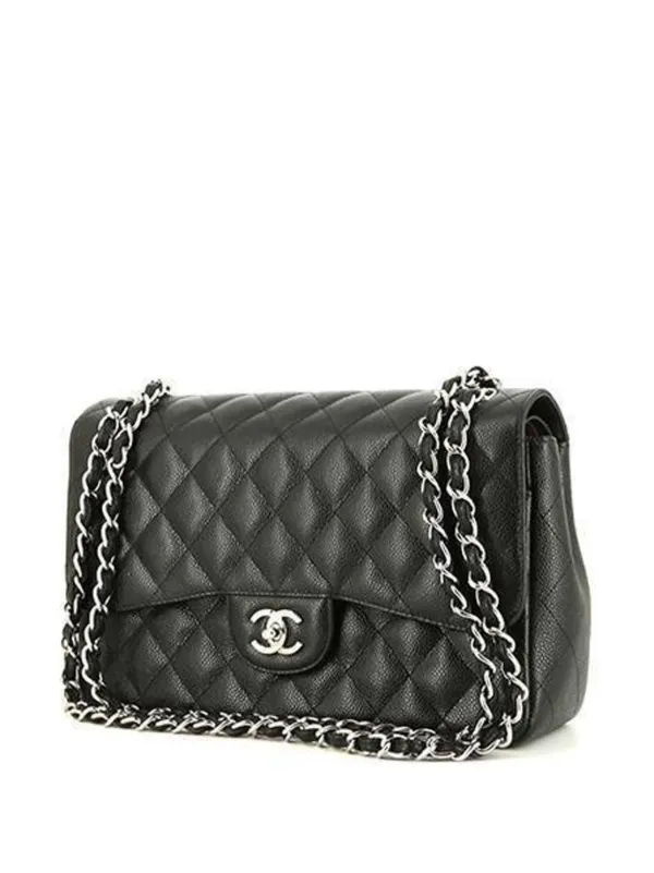 CHANEL Pre-Owned 2012 Jumbo Timeless Shoulder Bag | Black | FARFETCH