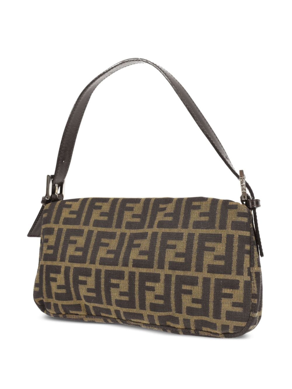 Fendi Pre-Owned 1990-2000 Zucca Baguette schoudertas - Bruin