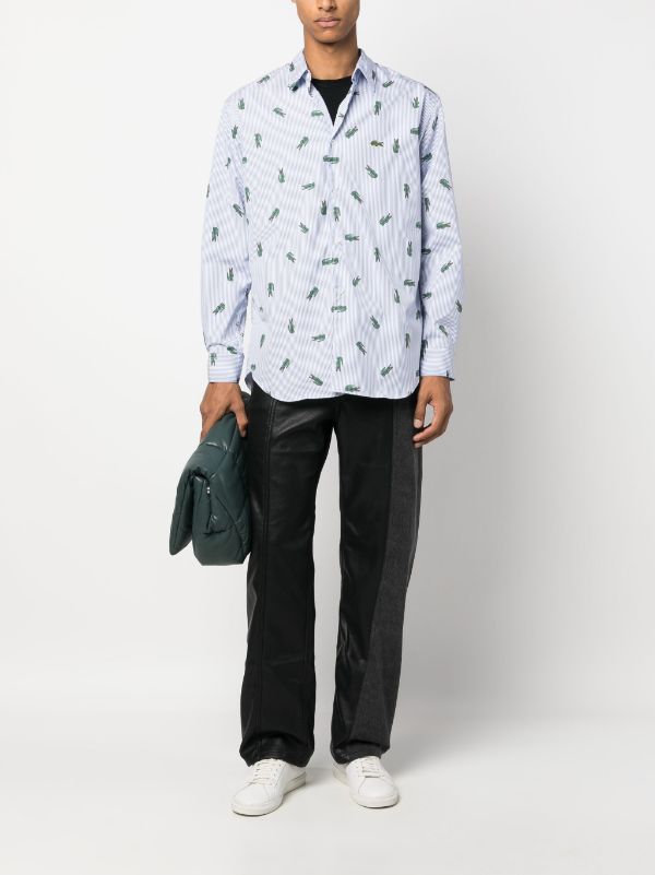 Comme Des Garçons Shirt x Lacoste ロゴ ストライプ シャツ - Farfetch