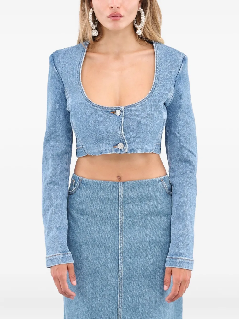 Magda Butrym button denim jacket | Blue | Image 1