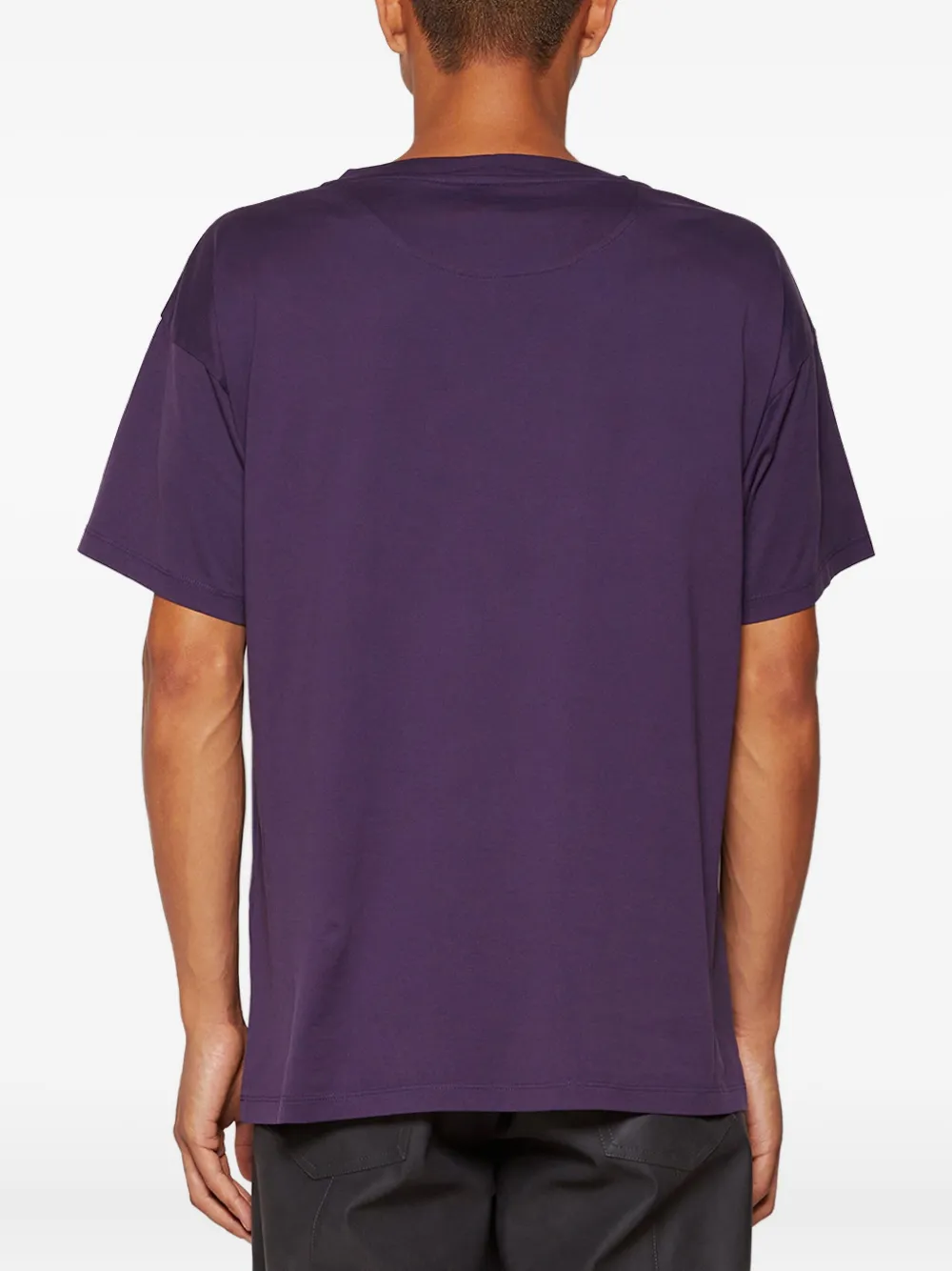 Bally Graphic-print T-shirt In Purple