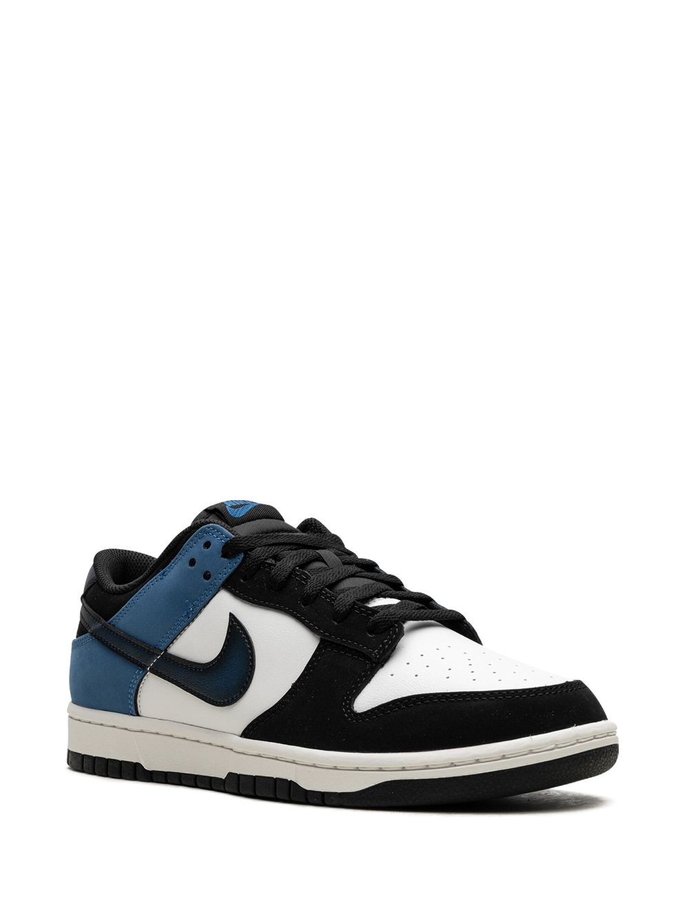 Shop Nike Dunk Low "industrial Blue" Sneakers In White