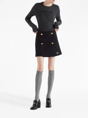 PRADA プラダ スカート 42 チェック柄 ワンピース セーター Tシャツ PRADA プラダ スカート 42 チェック柄 ワンピース セーター T