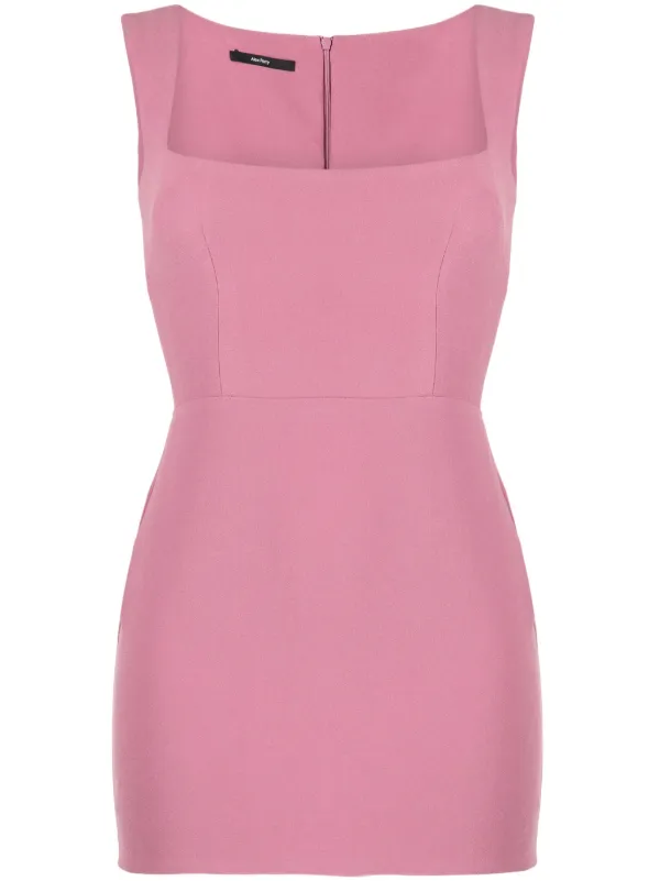 Alex Perry Square-neck Minidress in Pink