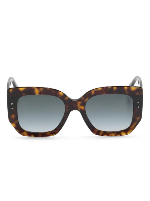 Fendi tortoise 2024 shell sunglasses