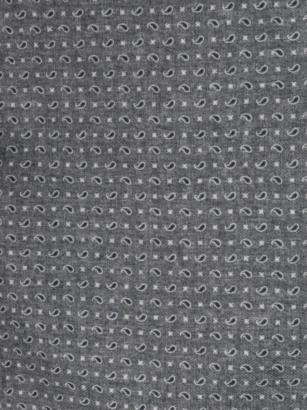 Brunello Cucinelli Pochet met grafische print - Grijs