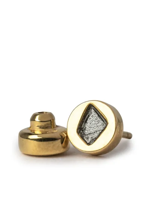 Parts of Four diamond stud single-earring