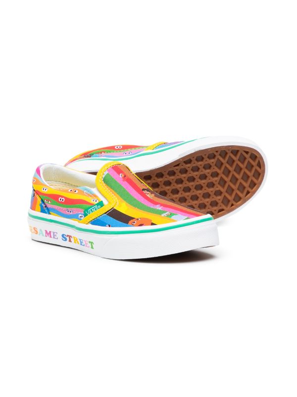 Vans slide on kids hot sale