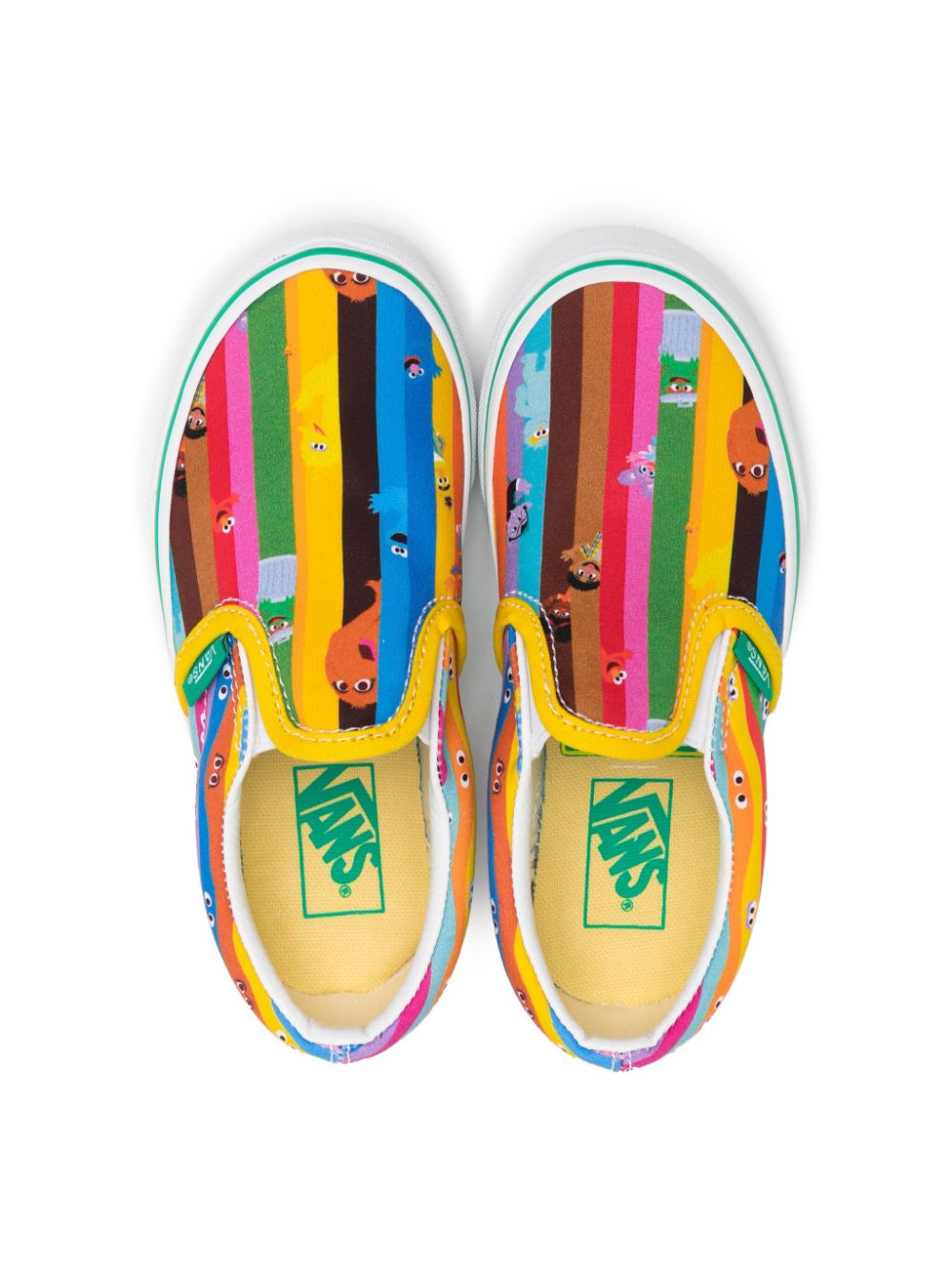 Vans multicolor clearance slip ons