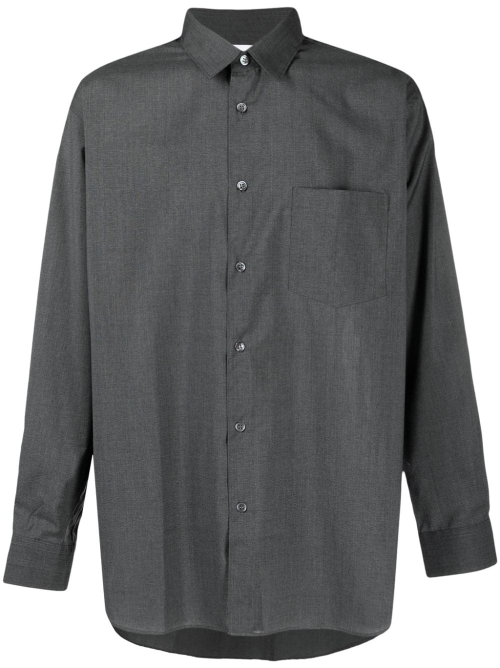 COMME DES GARÇONS SHIRT LONG-SLEEVE WOOL SHIRT