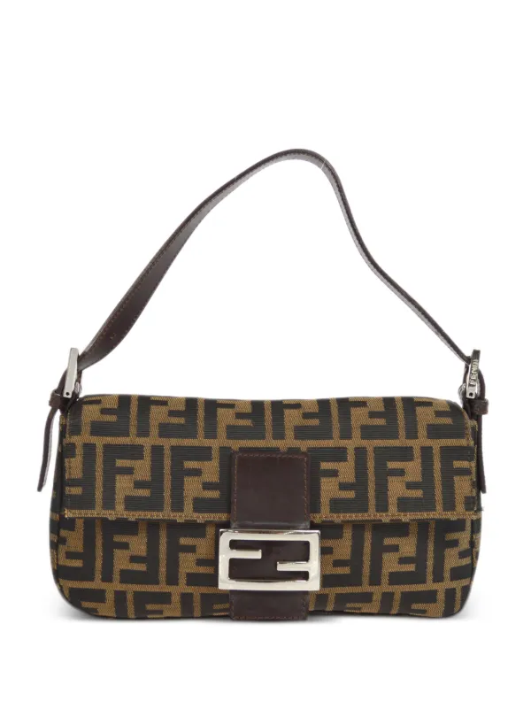 FENDI VINTAGE FF ZUCCA BAGUETTE SHOULDER BAG