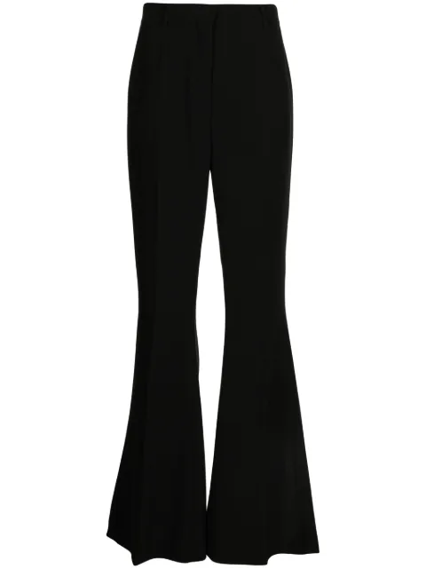 Zuhair Murad pantalones acampanados con tiro alto