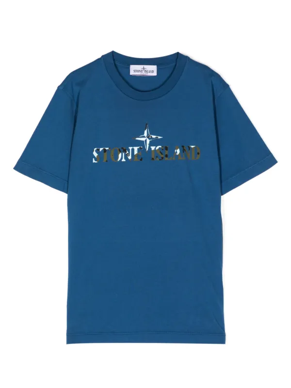 Stone island store t shirt farfetch